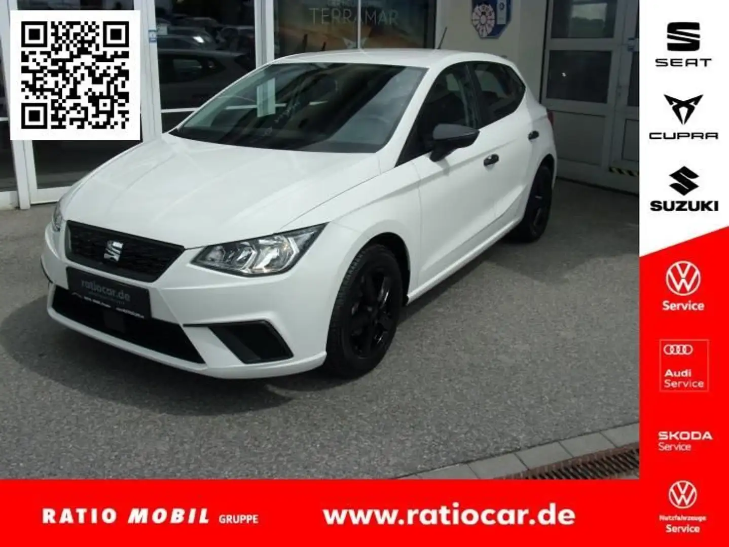 SEAT Ibiza IBIZA REFERENCE 1.0 MPI DAB+ FRONT-ASSIST USB Weiß - 1