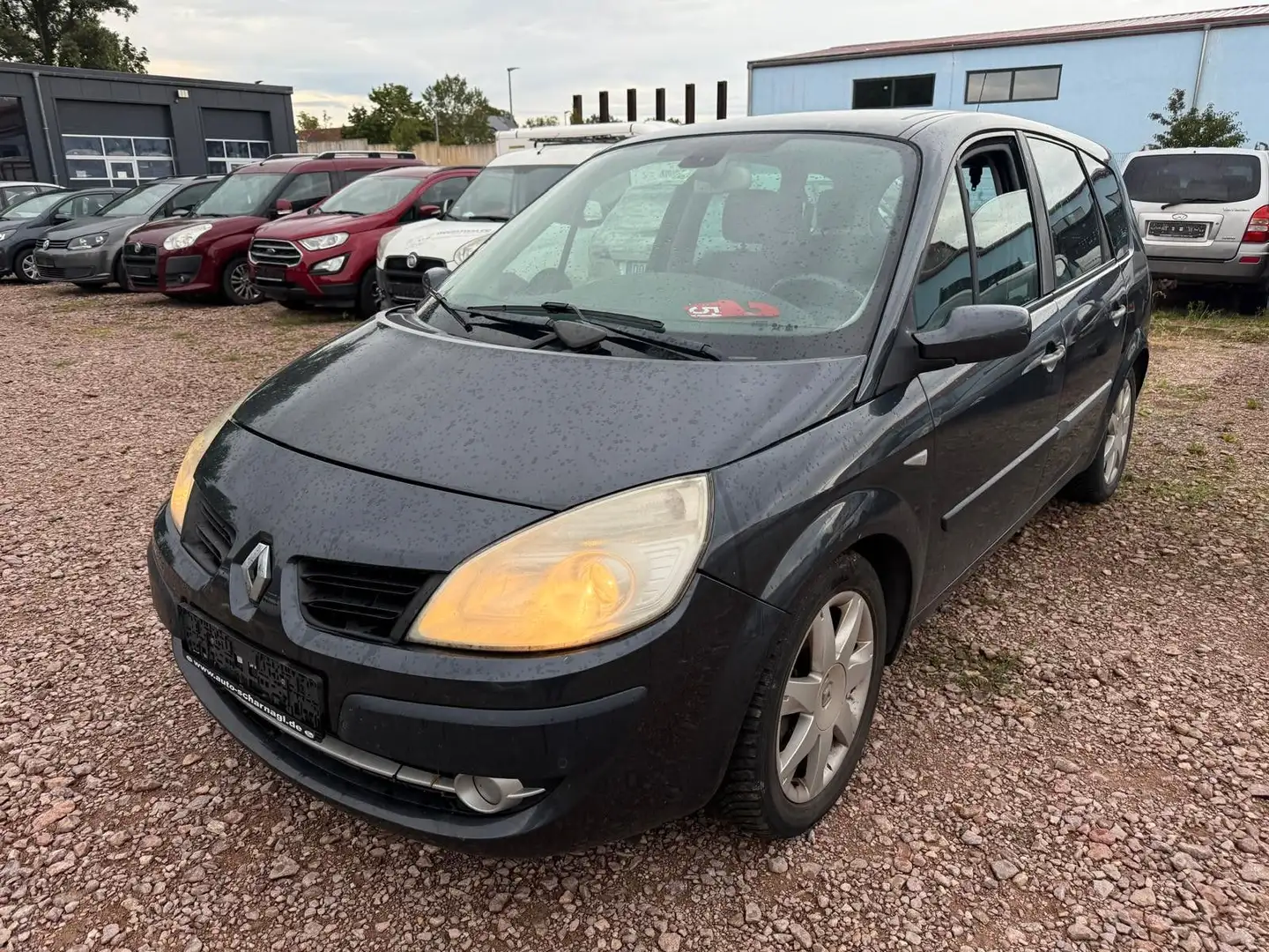 Renault Scenic II 1,9 dCi Grand Exception*Klima*SHZ*PDC Grau - 1
