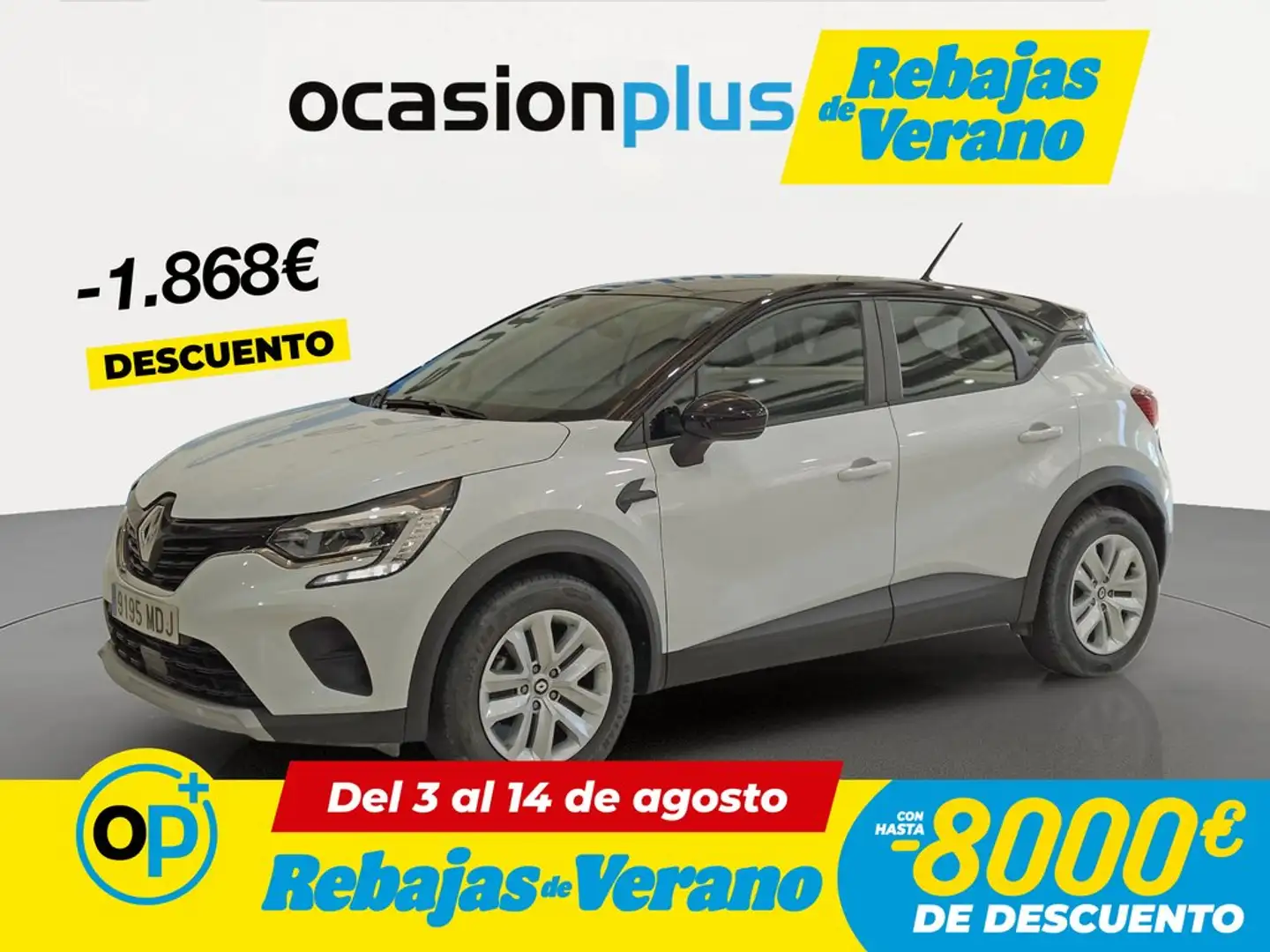 Renault Captur TCe Equilibre 67kW Blanco - 1