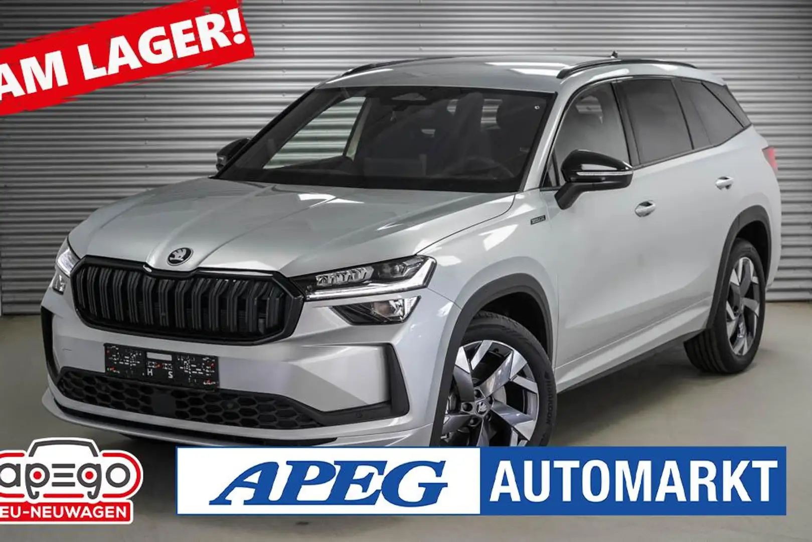 Skoda Kodiaq 2,0 TDI DSG 4x4 Sportline AHK Plateado - 1