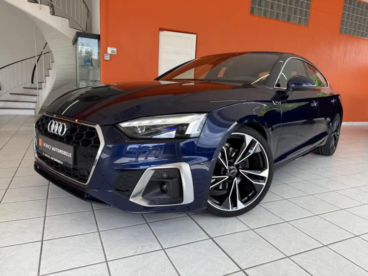 Audi A5 Sportback S-Line Blauw - 2