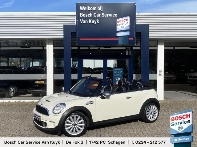 MINI Cooper S Cabrio Mini 1.6 Chili / NL-Auto / 184 PK / Vol-Leder / St