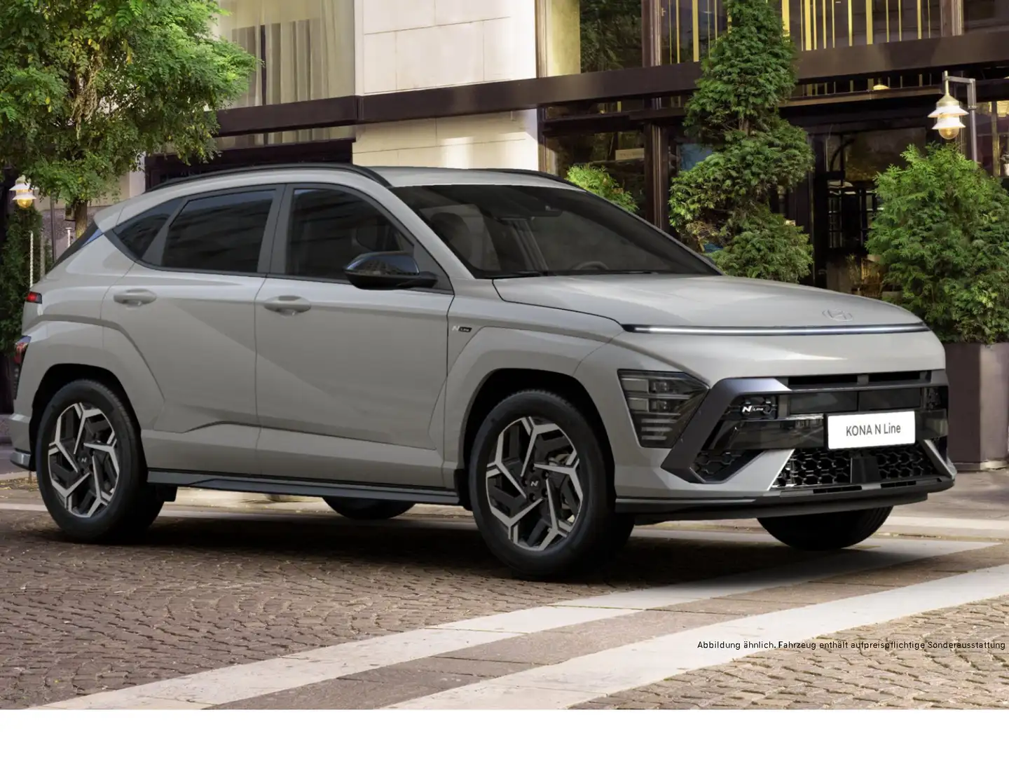 Hyundai KONA KONA Mod. 25 1.6 T-GDI 7-DCT N Line 170 PS Grijs - 1