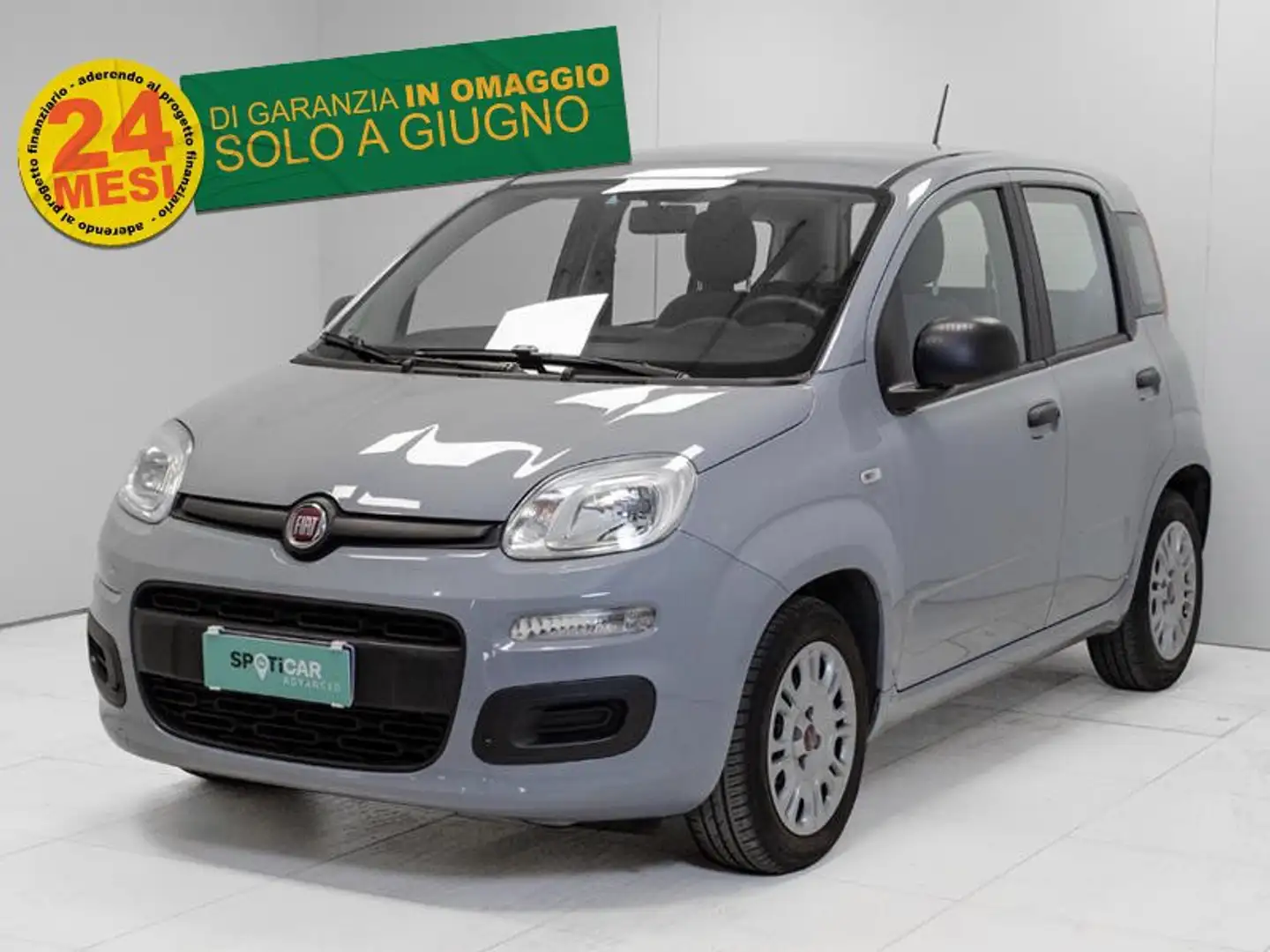 Fiat Panda III 2016 1.0 hybrid Easy s&s 70cv Grigio - 1