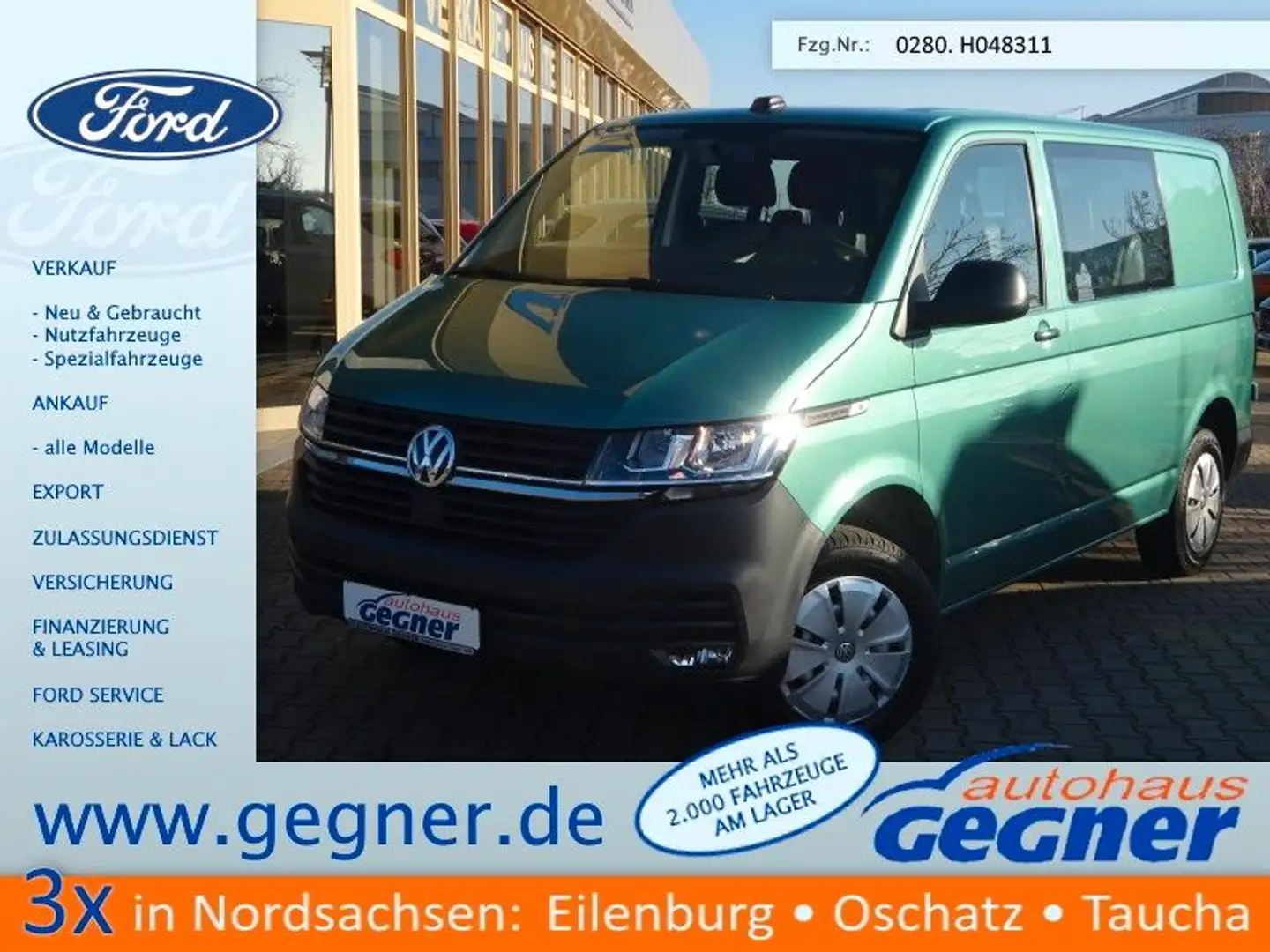 Volkswagen T6 Kombi T6.1  Mixto Transporter Kombi PLUS Comfortline Grau - 1