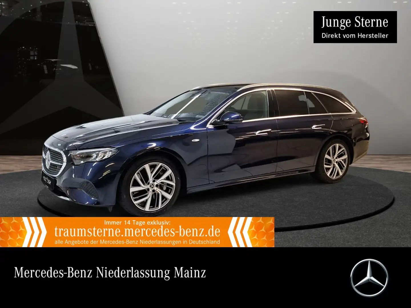 Mercedes-Benz E 300 e T Hybrid Avantgarde Fahrass Burmester LED Bleu - 1