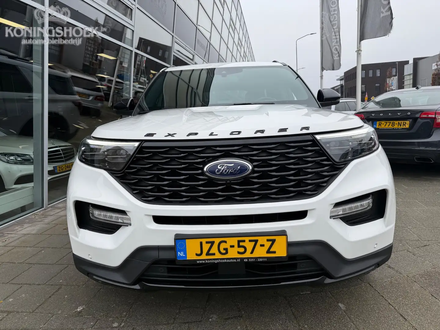 Ford Explorer 3.0 V6 EcoBoost PHEV ST-Line 7 Persoons Weiß - 2