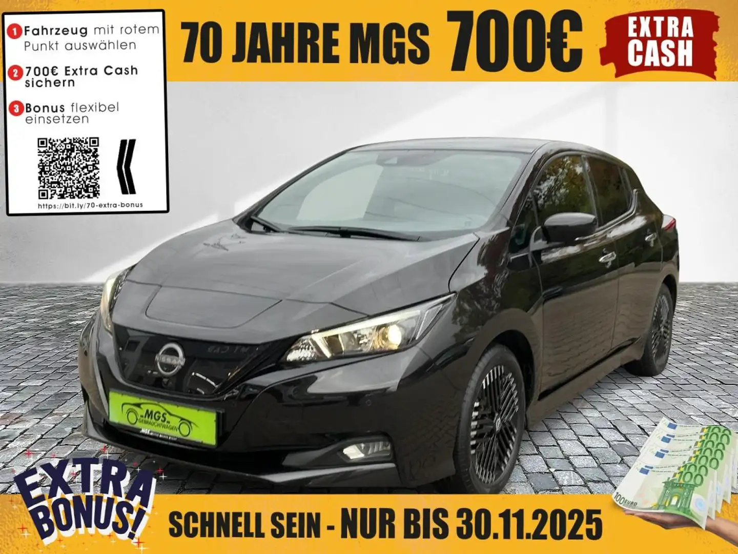 Nissan Leaf N-Connecta BT #ANDROID #NAVI #S&S Schwarz - 1
