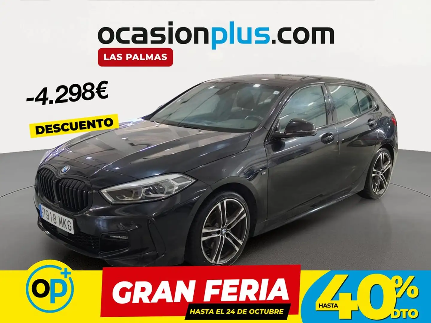 BMW 118 118dA Negro - 1