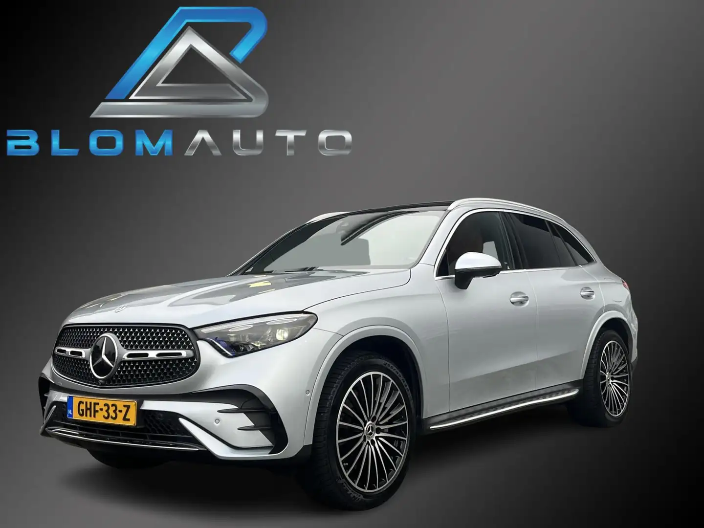 Mercedes-Benz GLC 400 400e 4MATIC AMG PANO+ACHTERASBESTURING Grijs - 1