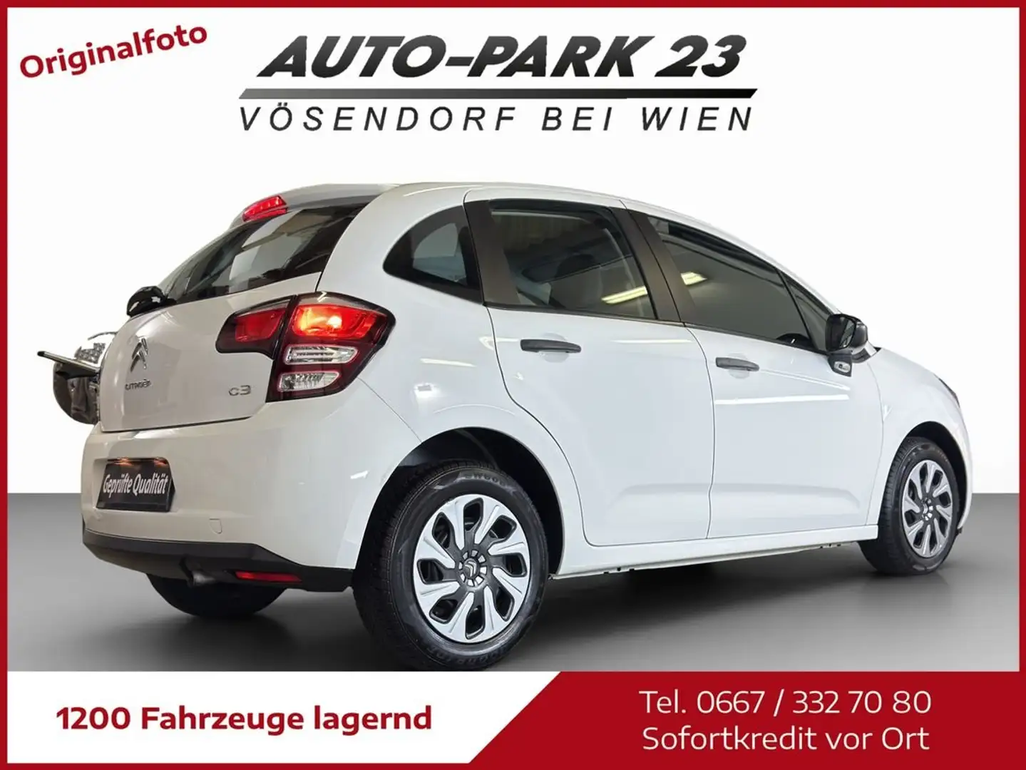 Citroen C3 C3 VTi*NUR 59.000KM*PICKERL 6/2027*MOD2015 Weiß - 2
