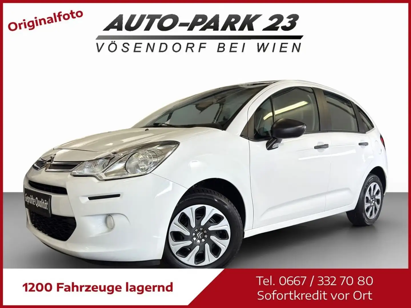 Citroen C3 C3 VTi*NUR 59.000KM*PICKERL 6/2027*MOD2015 Weiß - 1