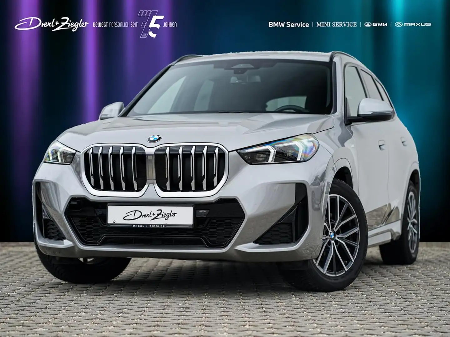 BMW X1 sDrive18d M-Sport ACC AHK PANO KoZg AdLED RFK Argent - 1