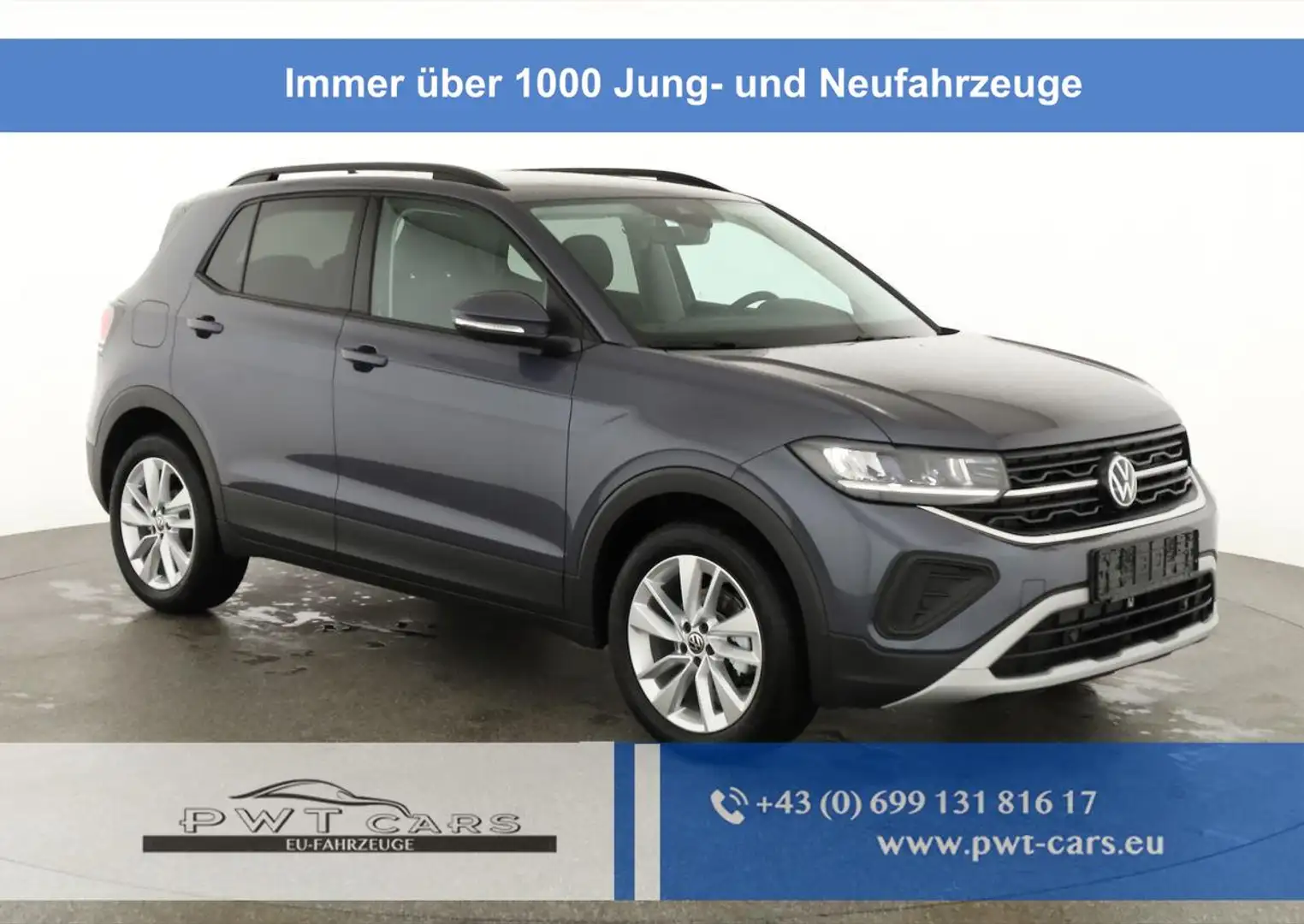 Volkswagen T-Cross 1.0 TSI 85 kW Life DSG Life, LED, Kamera, ACC, ... Grau - 1