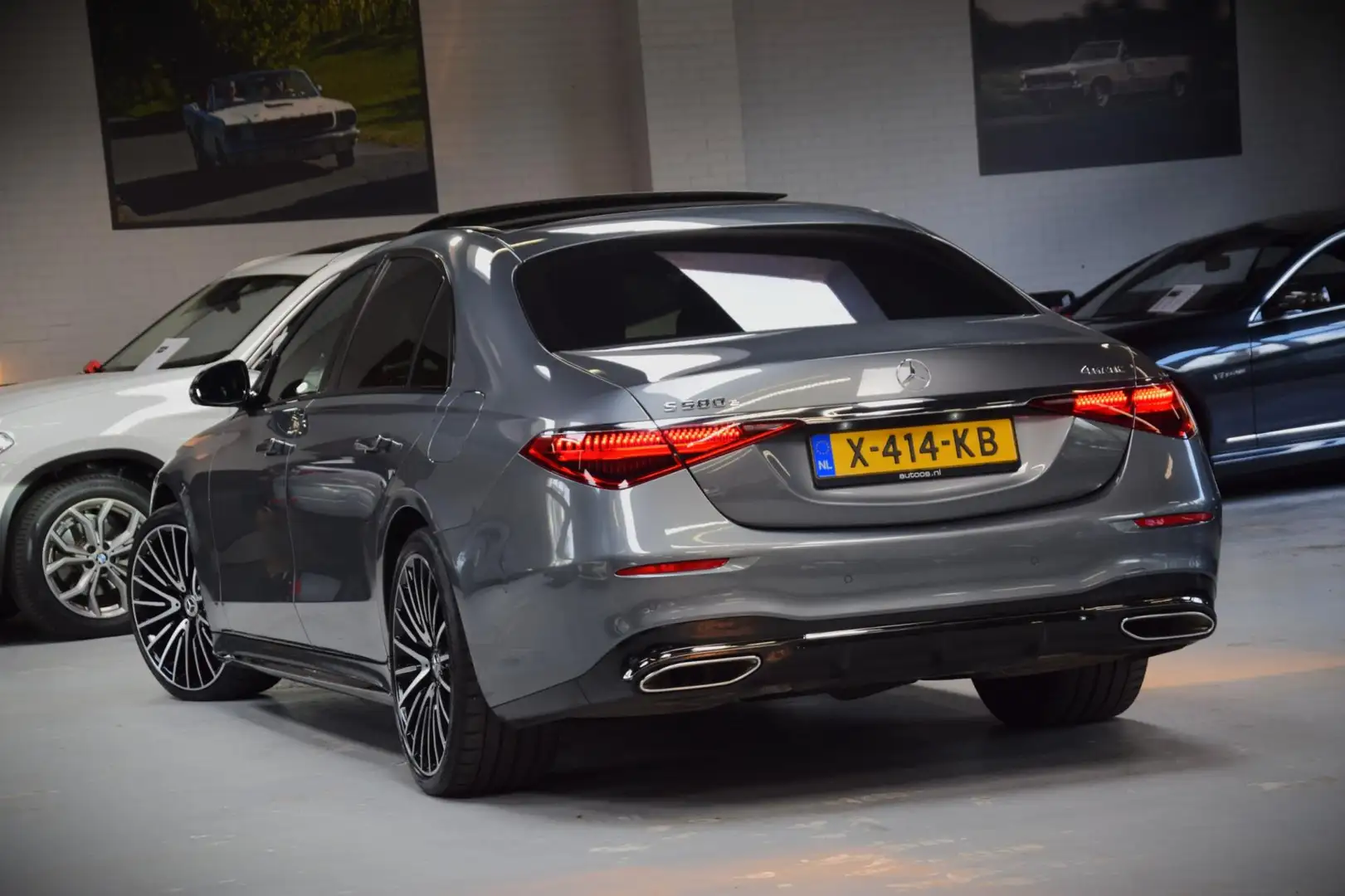 Mercedes-Benz S 580 e 4MATIC Lang AMG Line Panoramadak|Org.NL|Dealer O Grijs - 2