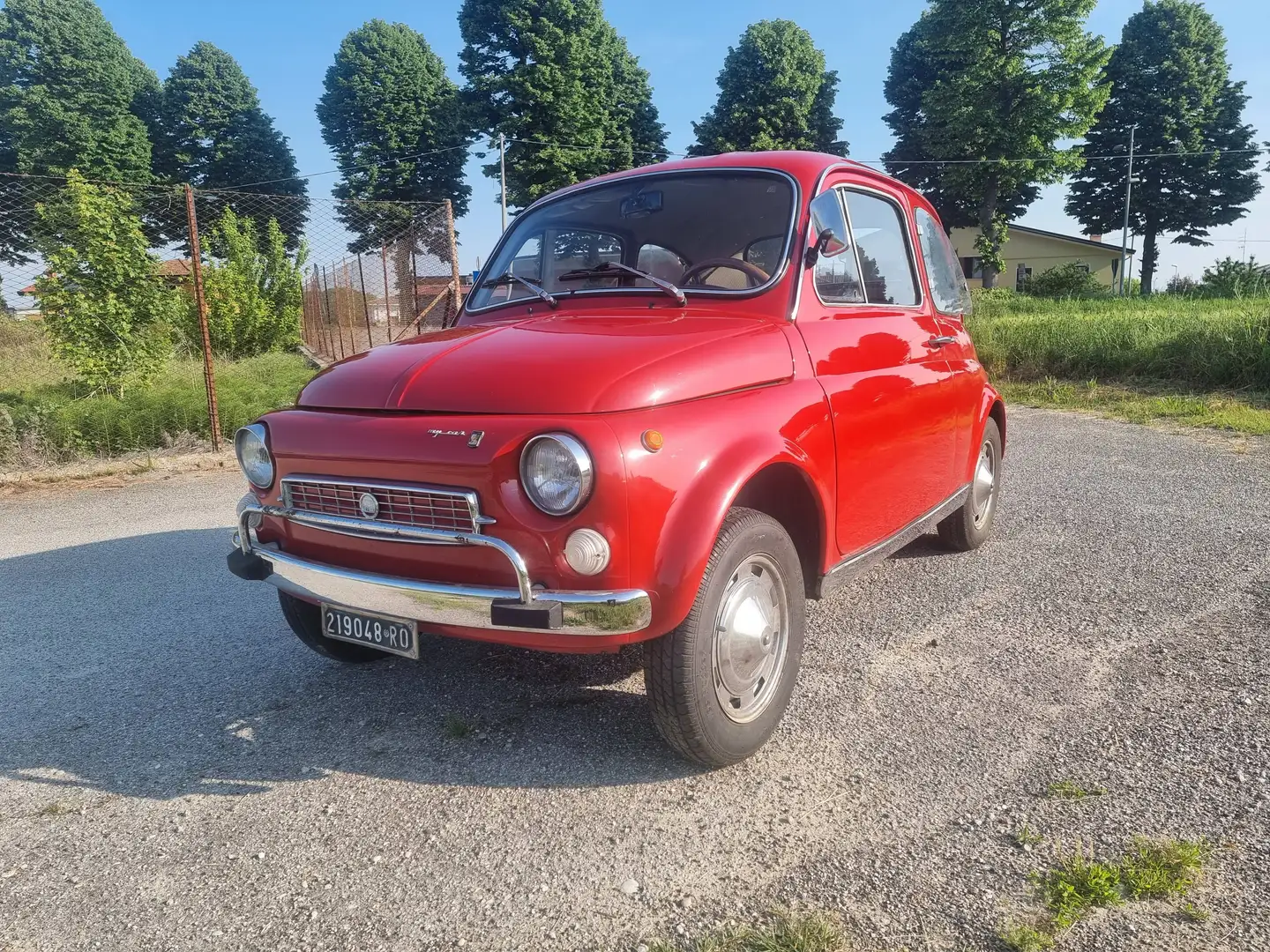 Oldtimer Fiat 500 L Blau - 2