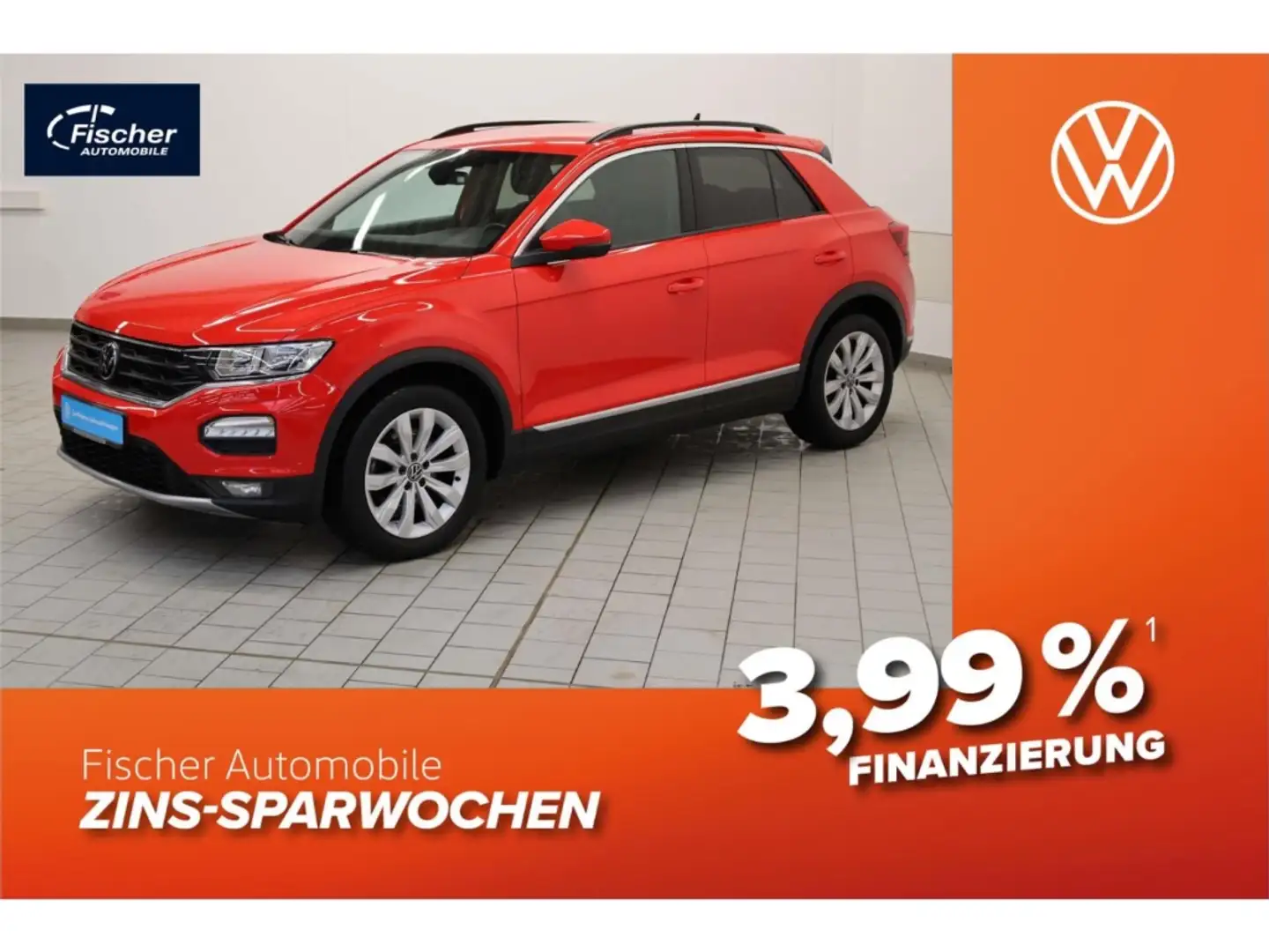 Volkswagen T-Roc 2.0 TSI 4Motion Sport DSG RFK/ACC/PDC/SH Rot - 1