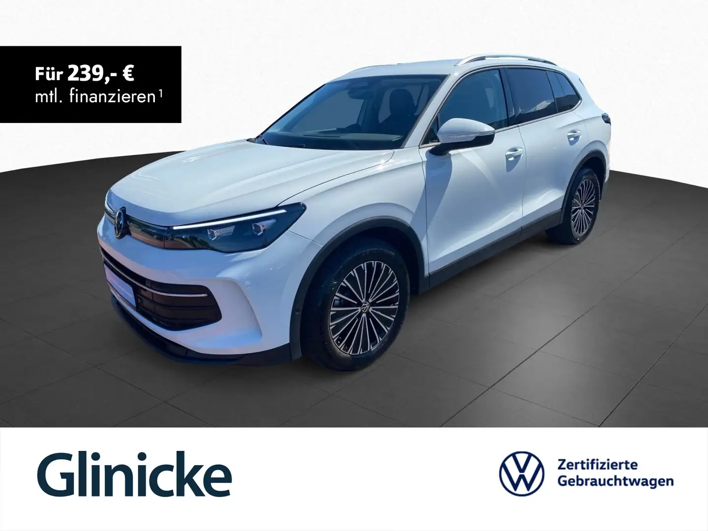 Volkswagen Tiguan 2.0 TDI DSG Life Navi LED AHK ACC Sitzh. Weiß - 1