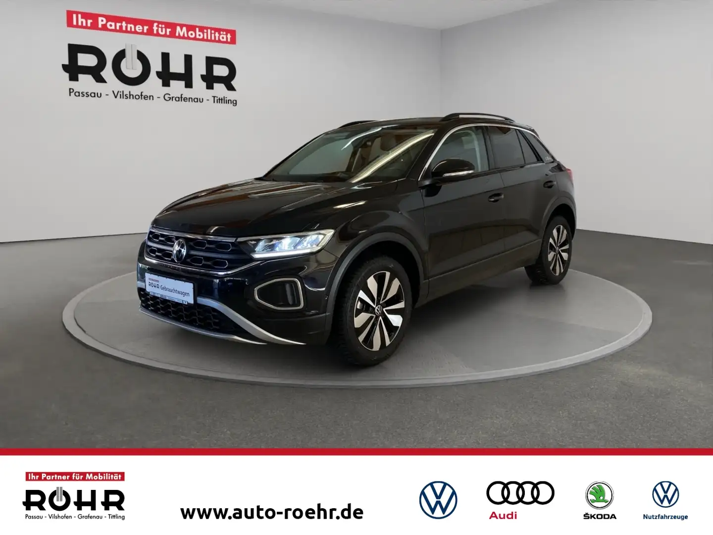 Volkswagen T-Roc Goal 1.0 TSI BMT (Garantie 02/2030.Standh..Navi.Kl Noir - 1