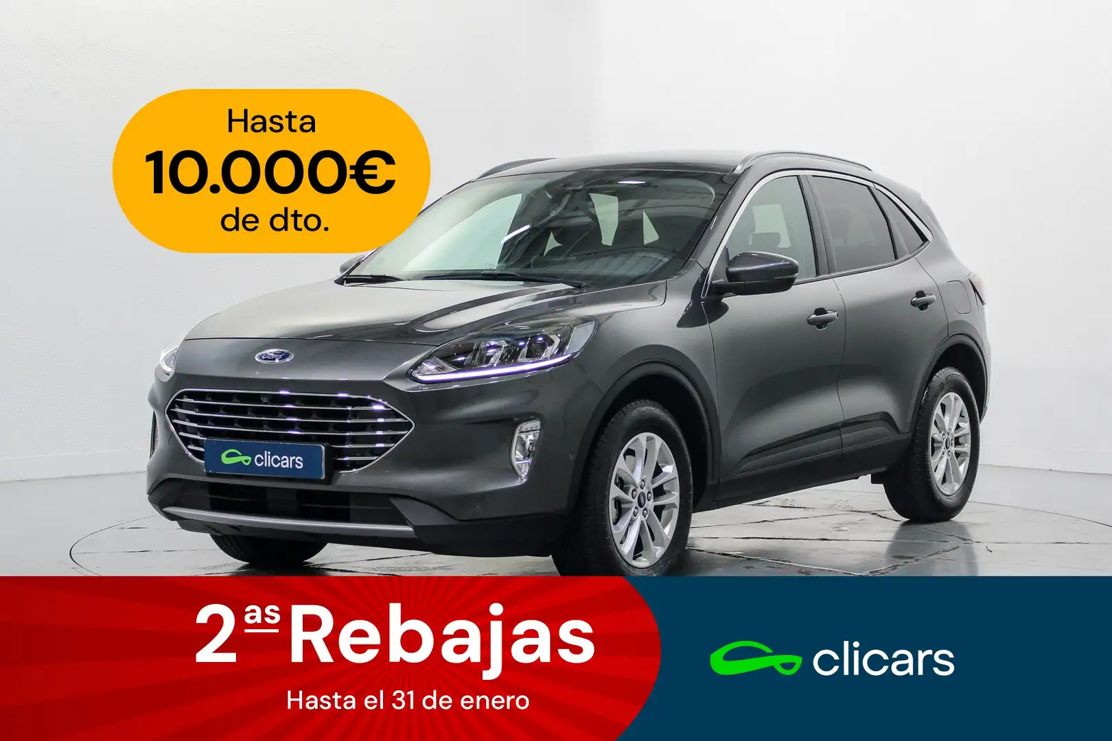 Ford Kuga 2.5 Duratec FHEV ST-Line 4x2 Aut. Gris - 1