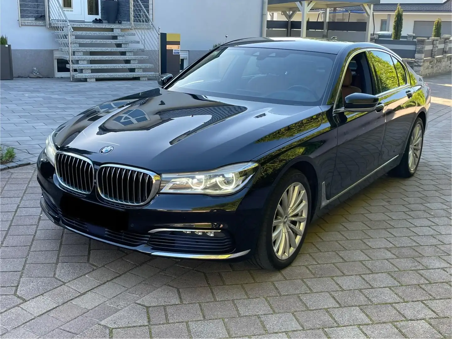 BMW 730 730Ld xDrive Carbon 1.Hand Top Zustand TÜV NEU Negru - 2