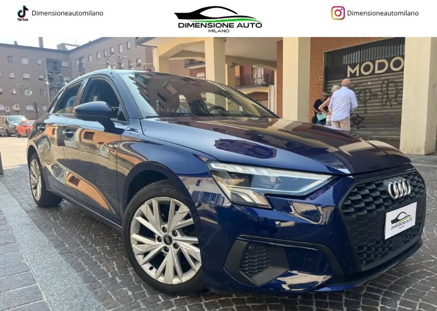 Audi A3 A3 Sportback 30 2.0 tdi Business s-tronic Blu/Azzurro - 1