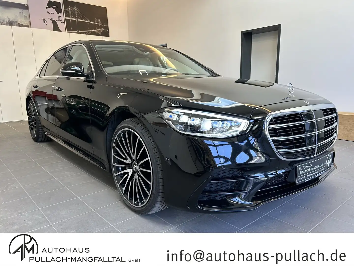 Mercedes-Benz S 350 S 350 d AMG Line lang 4Matic/ Std.Hzg./Pano/ Klima Nero - 1