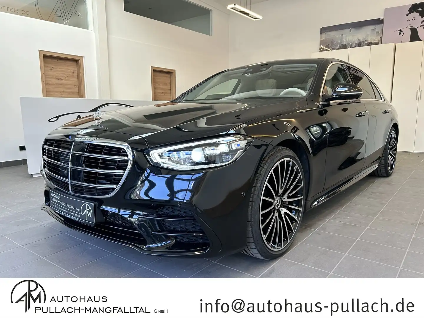 Mercedes-Benz S 350 S 350 d AMG Line lang 4Matic/ Std.Hzg./Pano/ Klima Zwart - 1