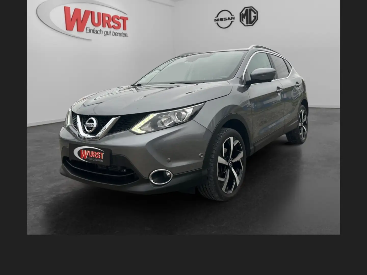Nissan Qashqai Tekna 1.6 dCi DPF Panorama Navi 360 Kamera LED Meh Grau - 1
