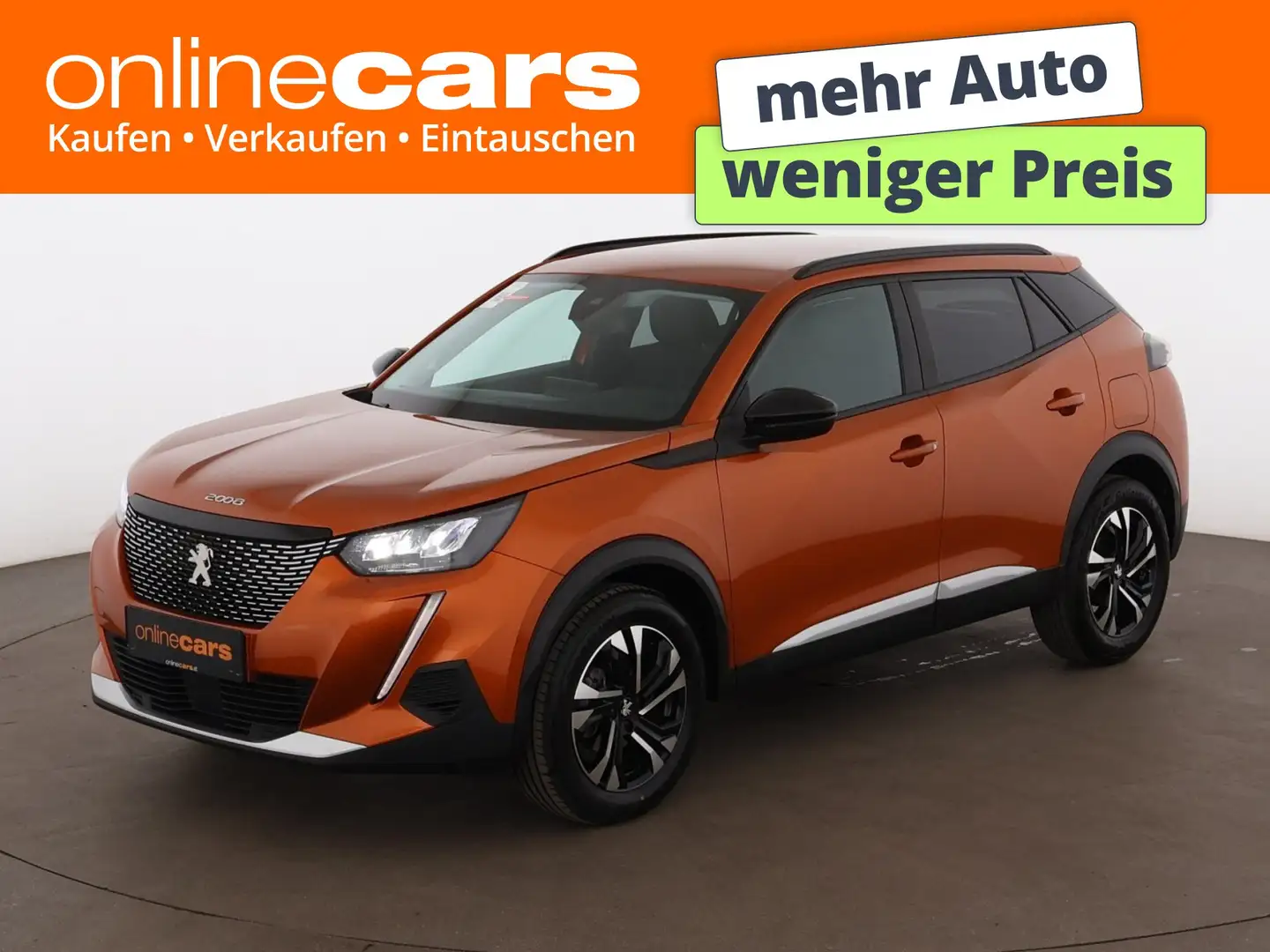 Peugeot 2008 1.2 PureTech 130 Allure Aut LED RADAR NAVI Orange - 1