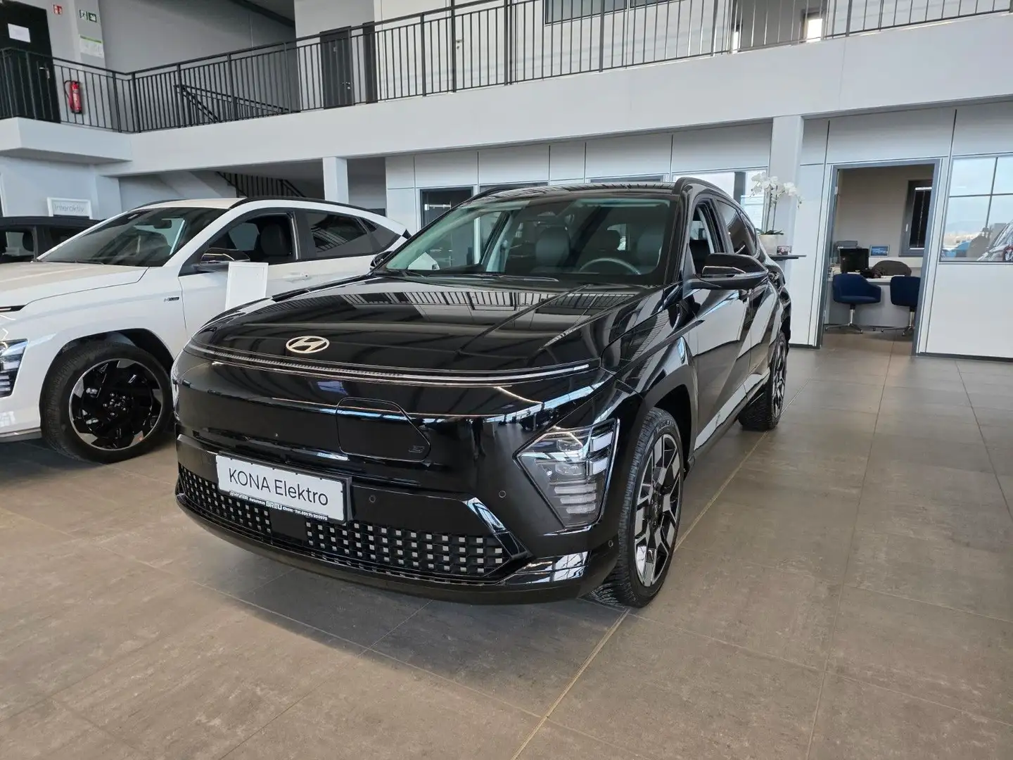 Hyundai KONA Prime Elektro 65,4 kWh Leder Bose 19 Zoll Schwarz - 1