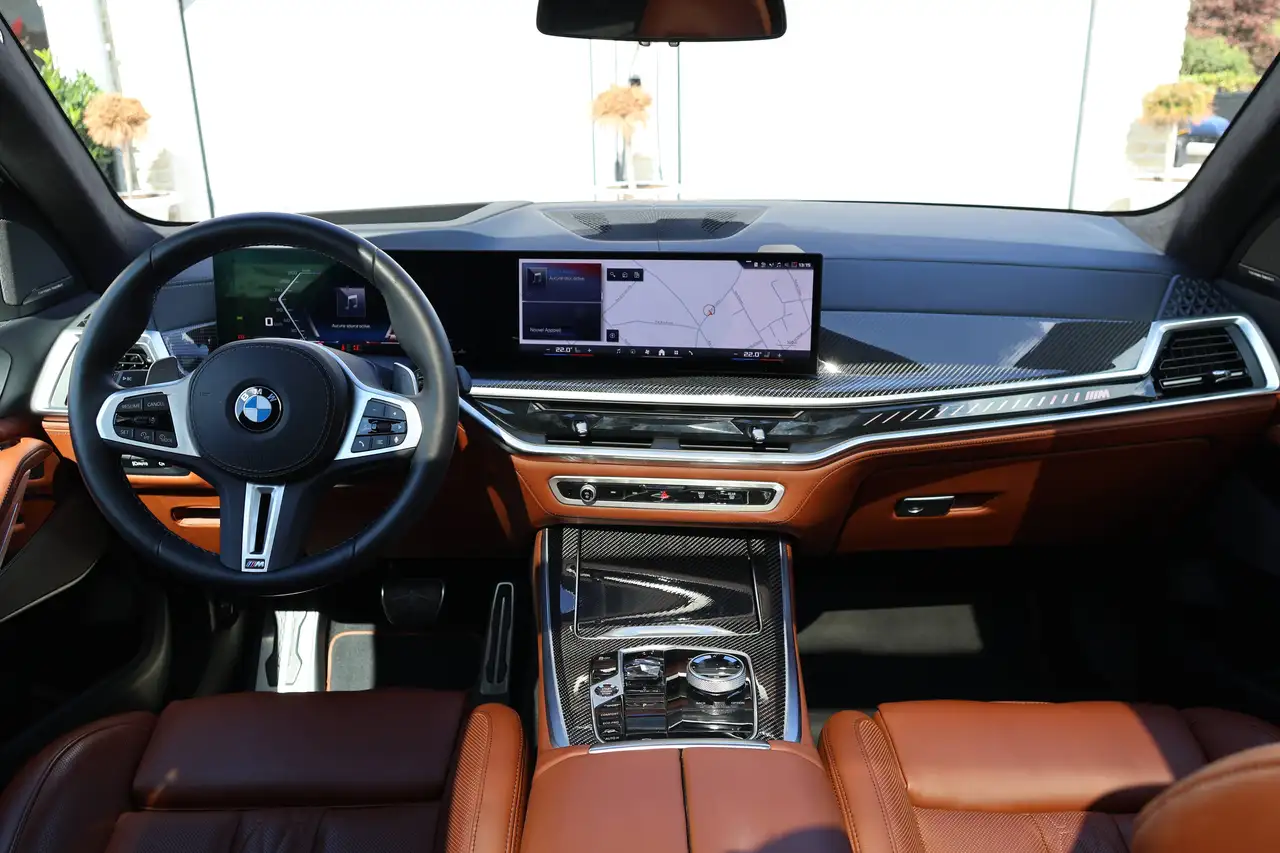 BMW X5 M60i V8 *Individual *PANO Sky lounge *M Seat Tartufo *Carbon *Cam 360, миниатюра 17