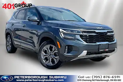 Gray 2024 Kia Seltos EX AWD SUV / Crossover All-Wheel Drive Continuously Variable Transmission