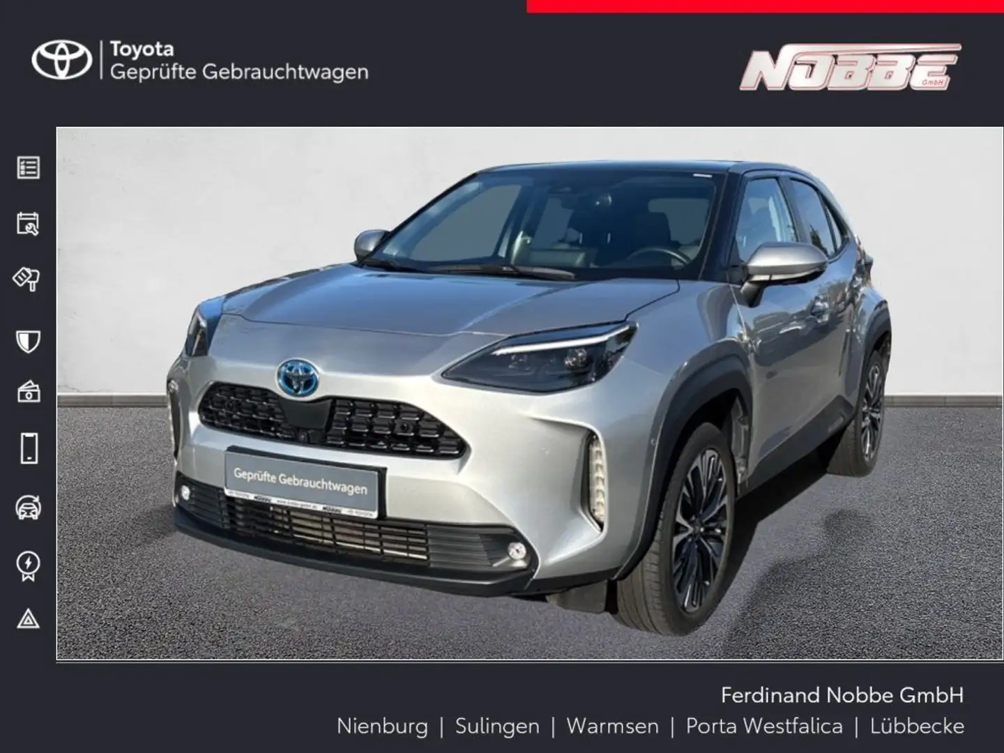 Toyota Yaris Cross Hybrid 1.5 VVT-i Elegant Argent - 1