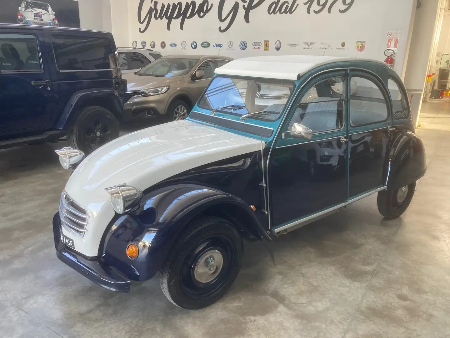 Citroen 2CV 2CV6 0.6 Special km 48.000 restaurata iscritta ASI Blau - 2