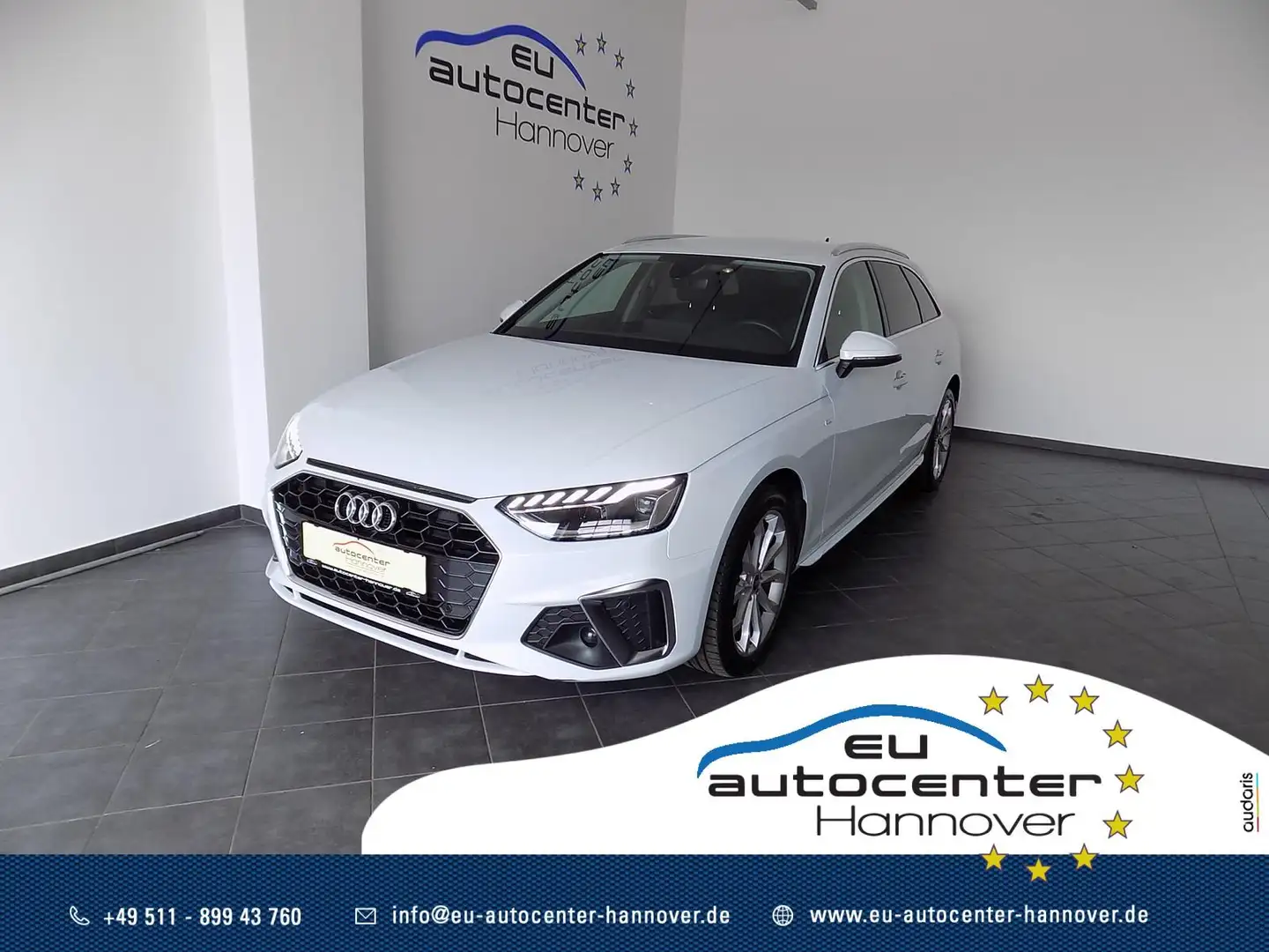 Audi A4 Avant 30 TDI S line Aut. 4 J Garantie Navi LED Blanco - 1