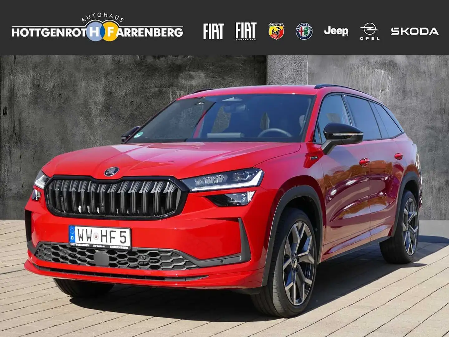 Skoda Kodiaq 2.0 TDI DSG 4x4 Sportline Rouge - 1