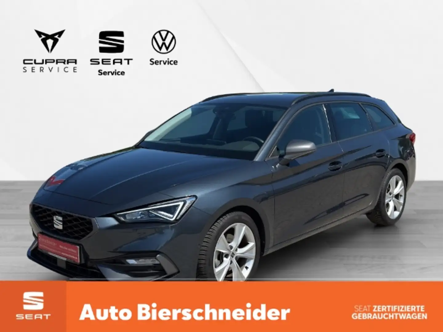 SEAT Leon Sp. 1.5 eTSI DSG FR LED Navi FaPa XL Kamera WP *99 Grau - 1
