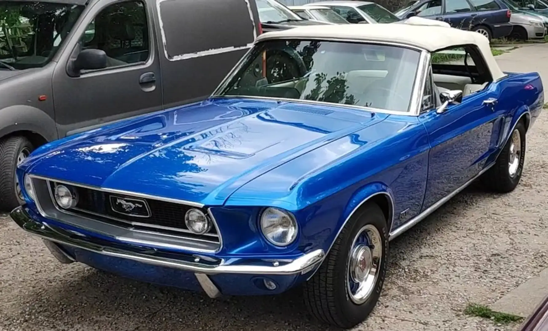 Ford Mustang GT Convertible 1968 Blauw - 1