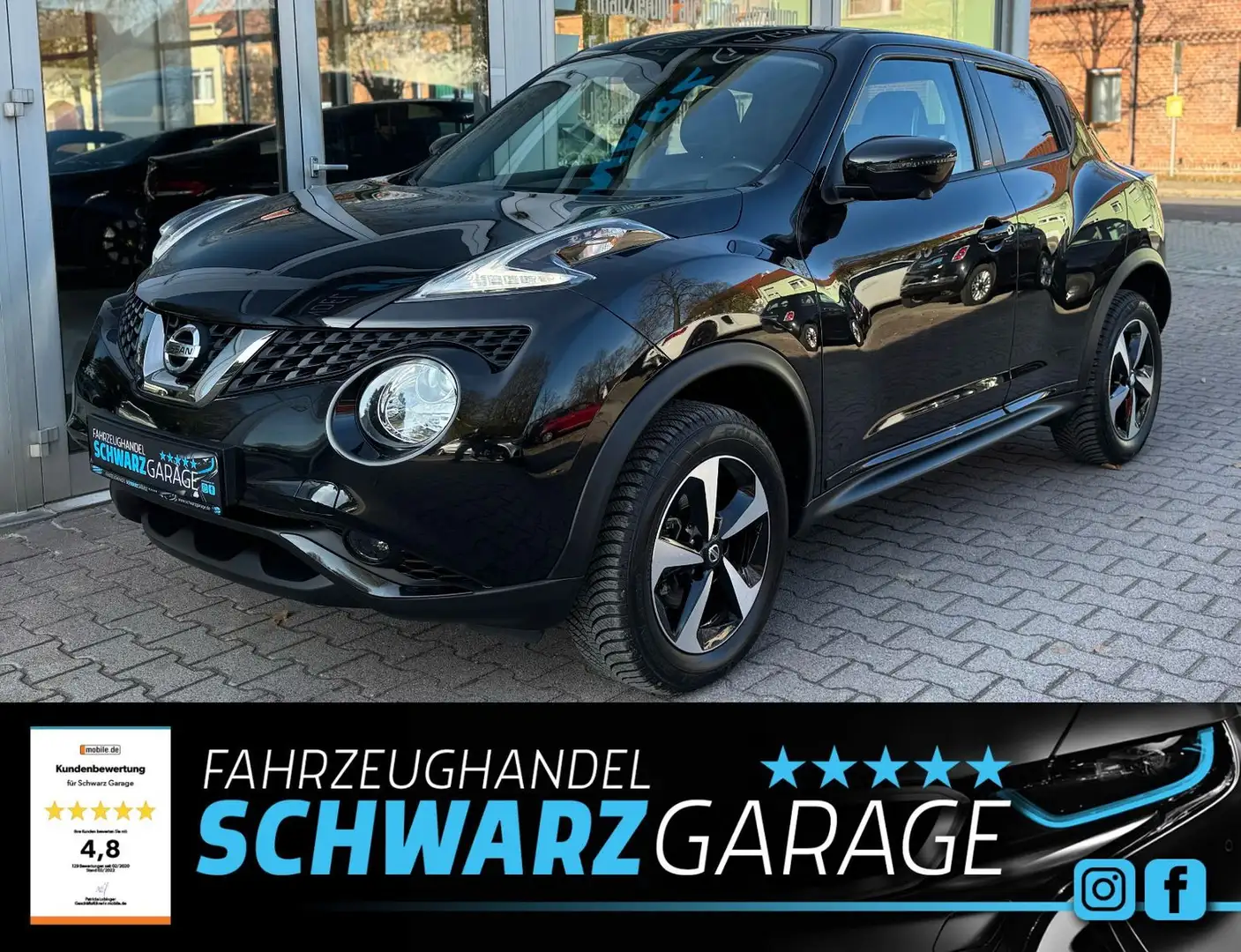 Nissan Juke Bose Edition*NUR26TKM*NAVI*ALLWETTER*ALU* Nero - 1