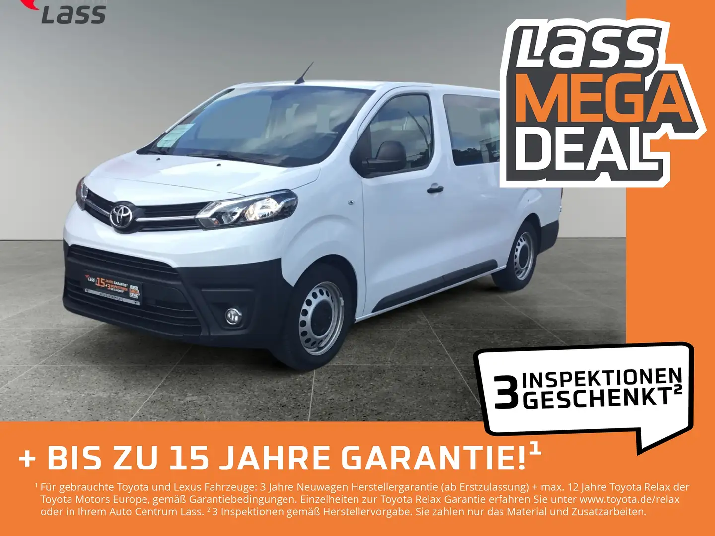 Toyota Proace 2.0D L2 Comfort Navi, Tempomat, Bluetooth White - 1