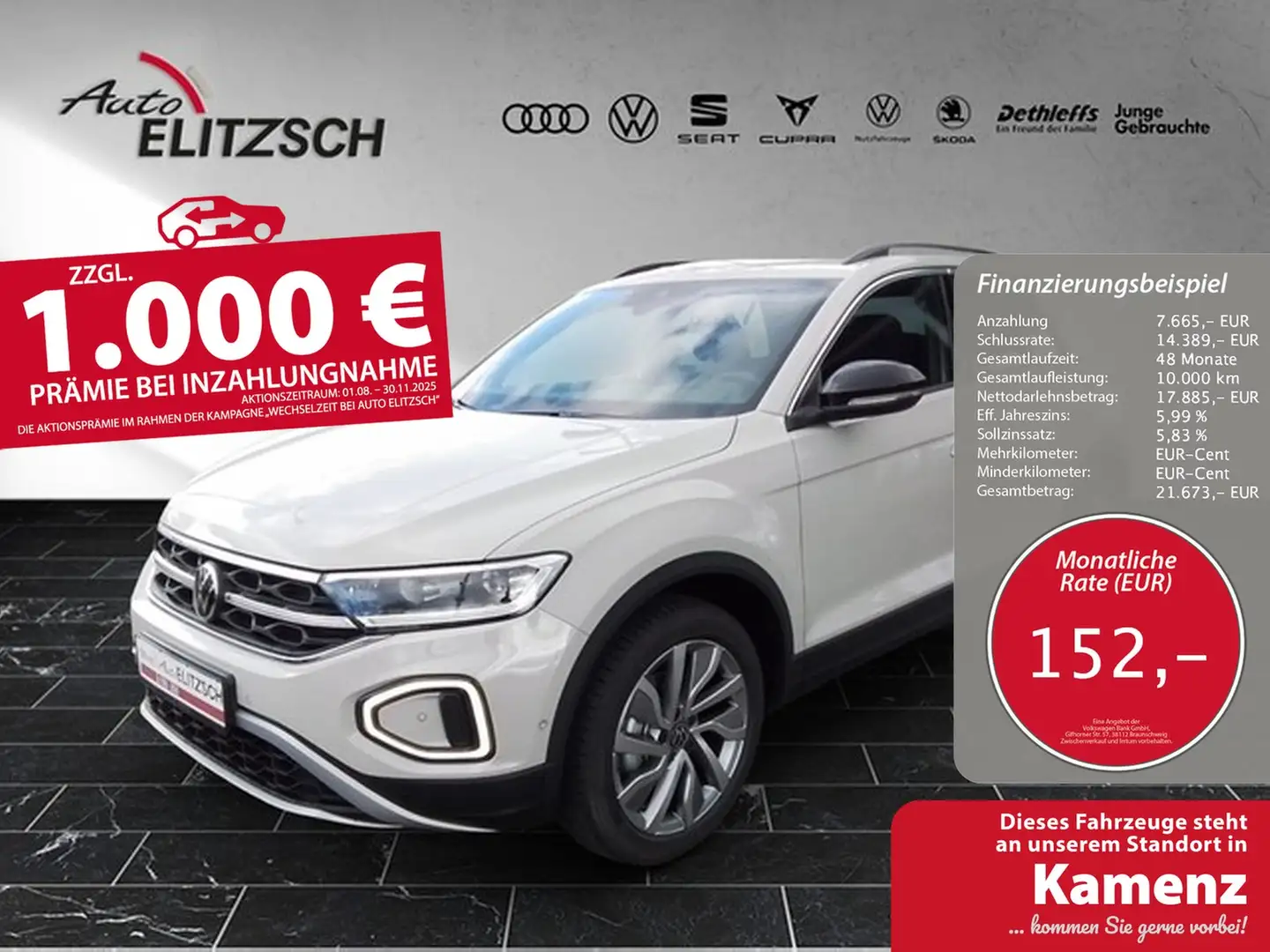 Volkswagen T-Roc Move Matrix Navi AID ACC Park-Assist SH LM Grau - 1