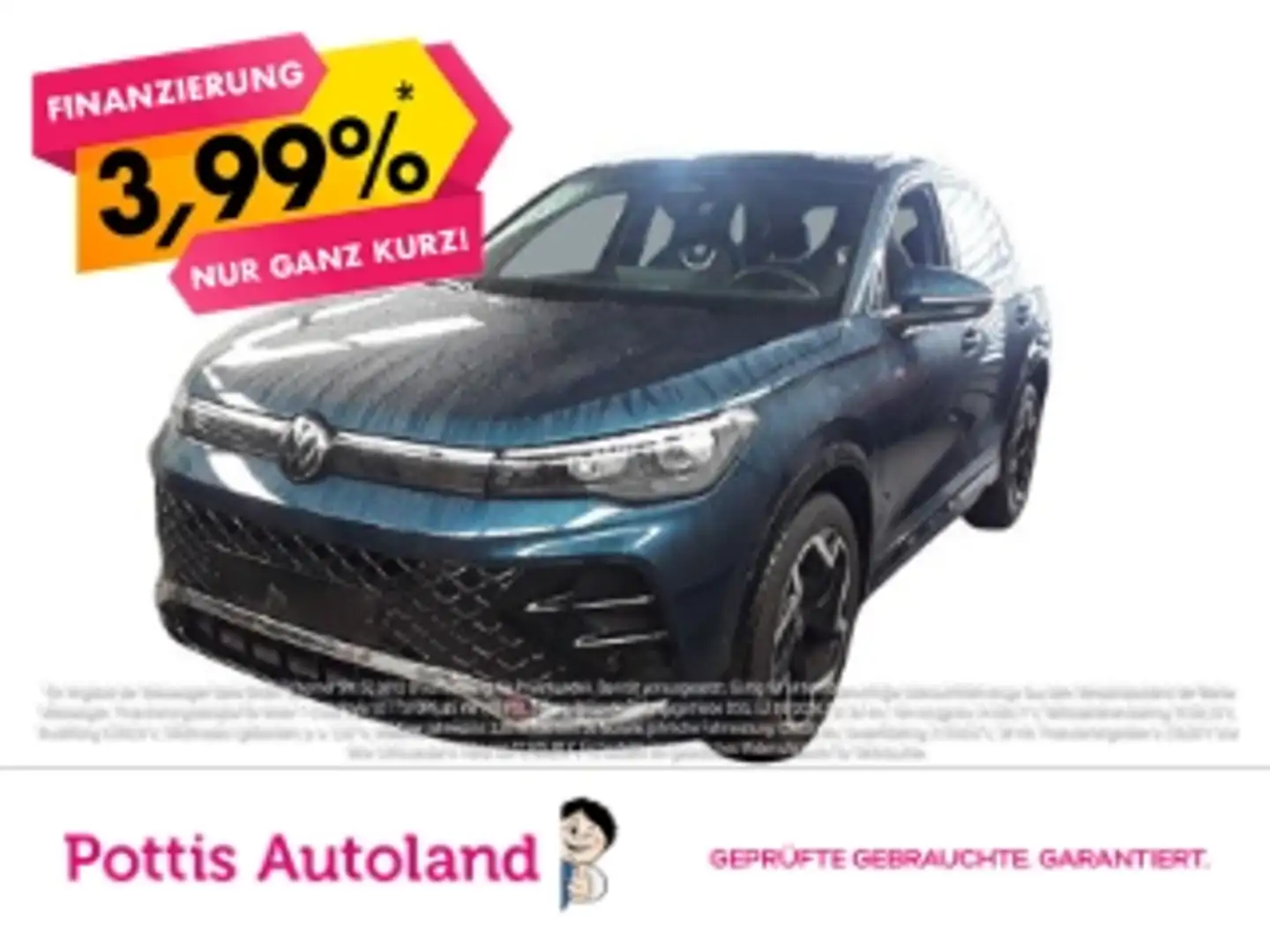 Volkswagen Tiguan 2.0 TDI DSG R-LINE AHK KAMERA PDC NAVI Blau - 1