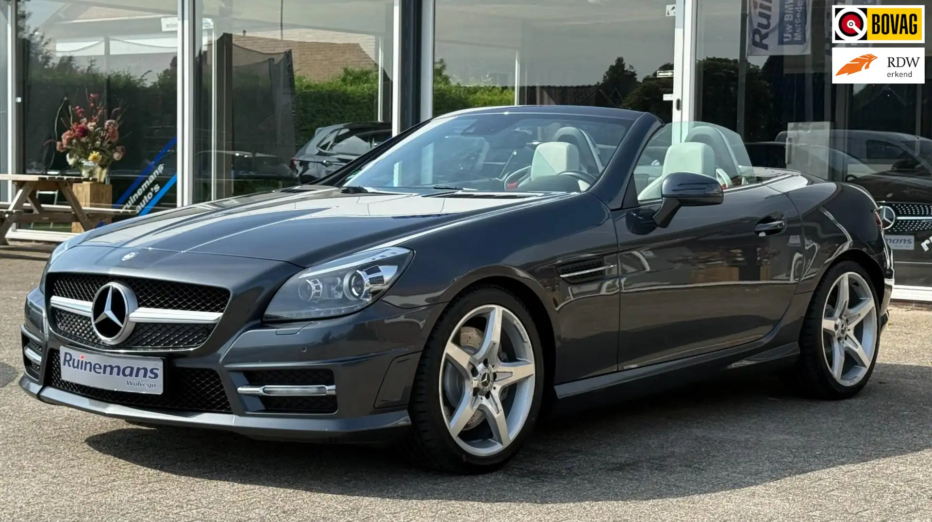 Mercedes-Benz SLK 350 AMG / HARMAN / MEMORY / ILS / ORG NL Gris - 1