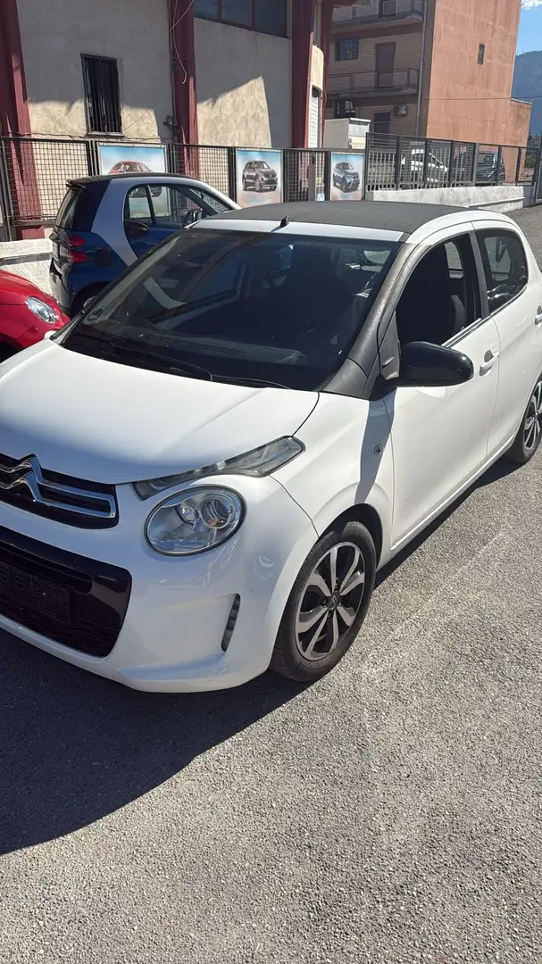 Citroen C1 Airscape 5p 1.0 vti Shine s&s E6 Cabrio Navi Camer Bianco - 1