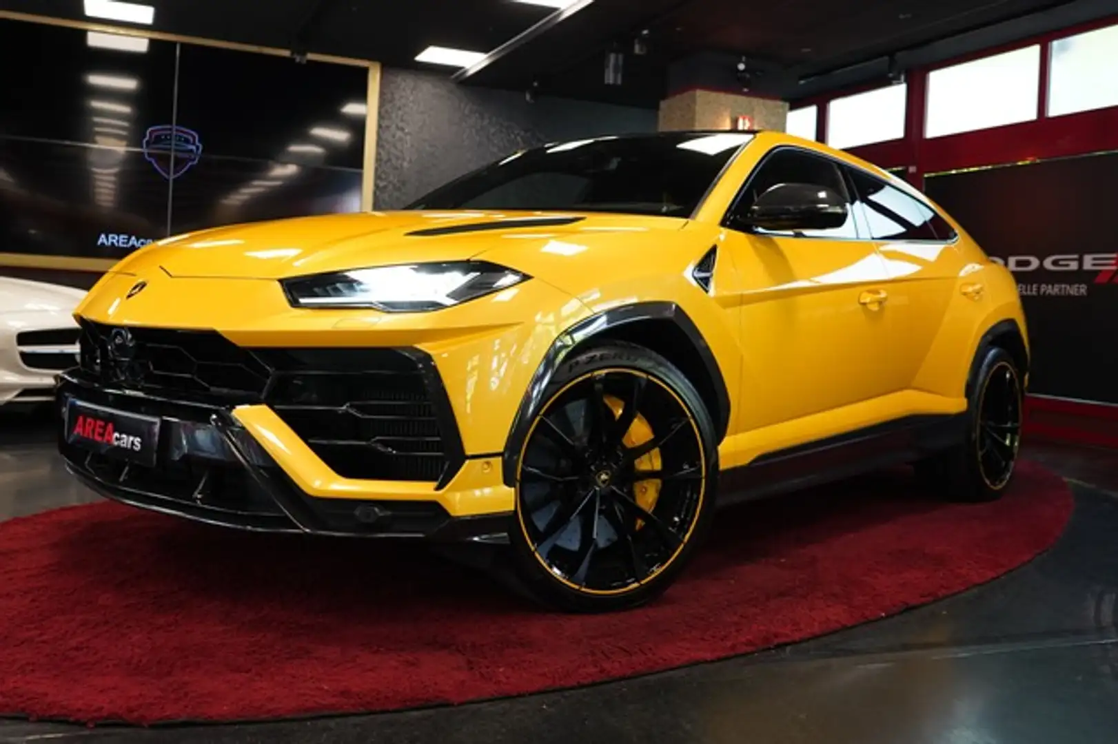 Lamborghini Urus P.CAPSULE AKRAPOVIC CARBON PANO HUD 360 Geel - 1