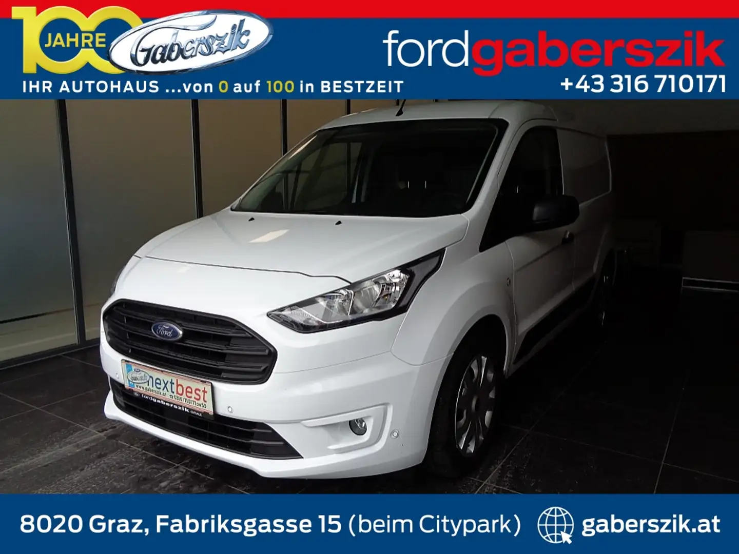 Ford Transit Connect Transit Connect L1 220 1,5 Ecoblue Trend Blanc - 1