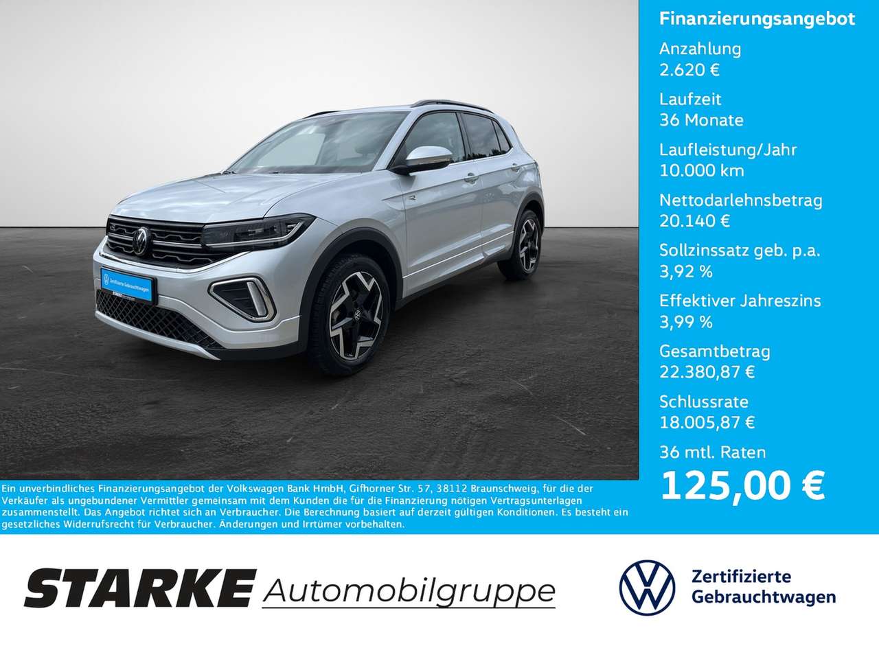 Volkswagen T-Cross 2025 — 1.0 TSI R-Line