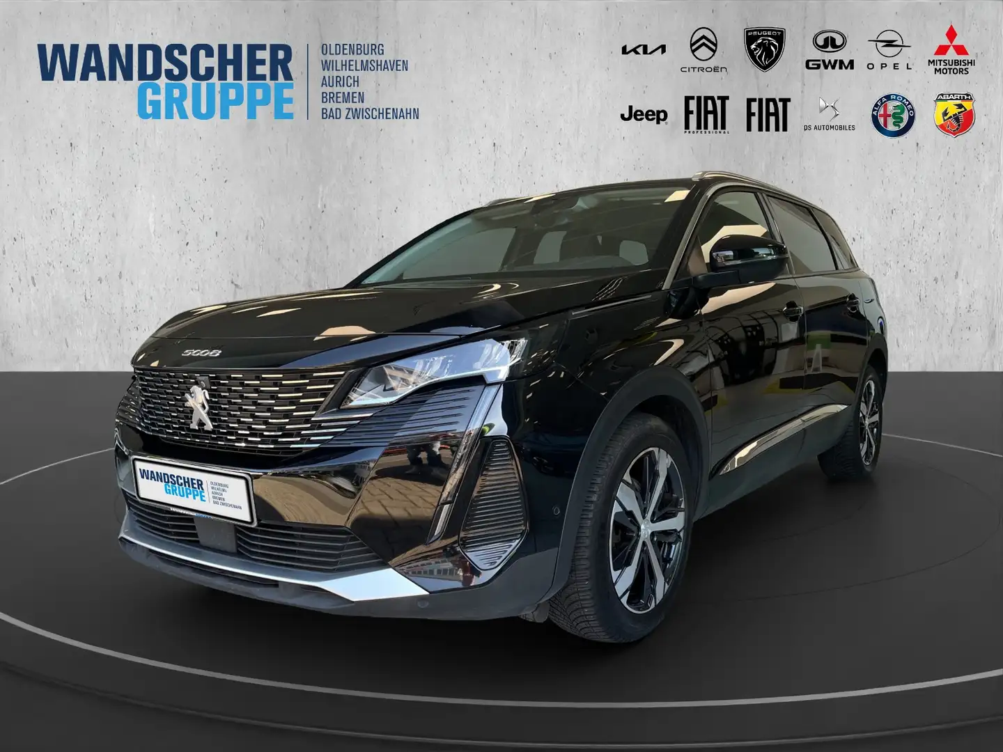 Peugeot 5008 Allure Pack HDI 130 Navi+SHZ+RFK+7Sitzer+LM Noir - 1