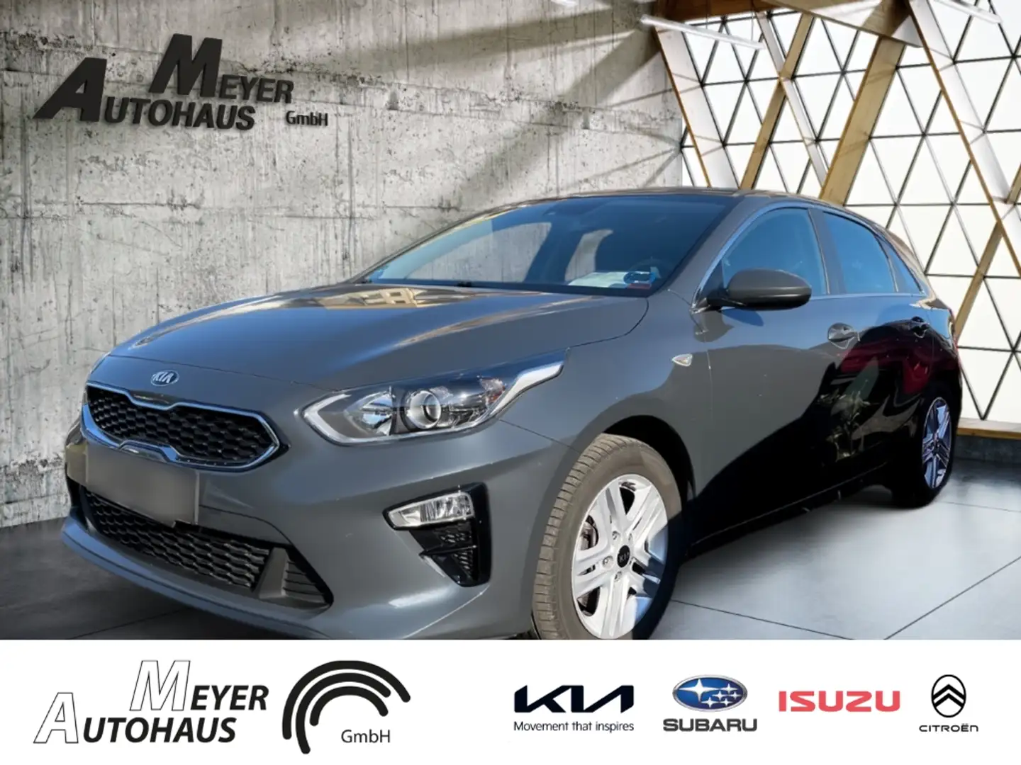 Kia Ceed / cee'd 1.4 Vision+NAVI+Klimaautomatik 2-Zonen+Regensensor Grau - 2